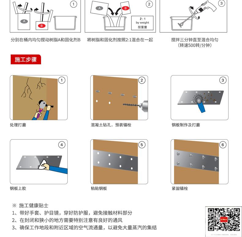 包钢龙里粘钢加固施工过程